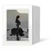 DAIBER Passepartout 13x18 cm branco/linha cinzenta, 125 unid.
