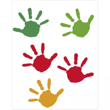 DAIBER Hands 13x18 Álbuns de fotografias de retrato para crianças - pack de 25