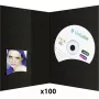 DAIBER 6613 1x100 Capas com arquivo de CD, 10x15, preto