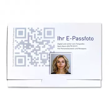 DAIBER Porta-retratos para Fotografia de Passaporte E-Passfoto-PORTRAIT 14028 - pack de 50