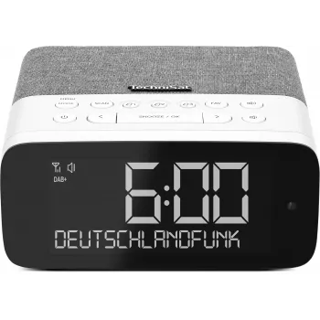 TechniSat DigitRadio 52 ASA Rádio DAB+/FM Bluetooth Cinzento/Branco