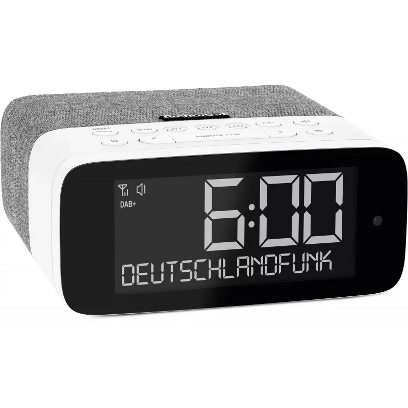 TechniSat DigitRadio 52 ASA Rádio DAB+/FM Bluetooth Cinzento/Branco