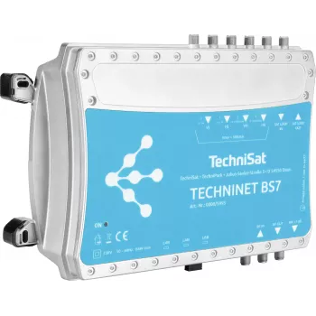 TechniSat TechniNet BS7 Digital Estação Central Compacta de 16 Módulos DVB-S(2) / DVB-C (0000/5995)
