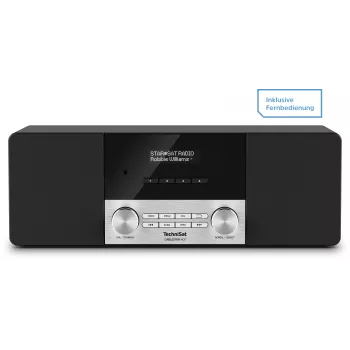 TechniSat CABLESTAR 400 Rádio DAB+ com Bluetooth, 2 x 10 W, Preto