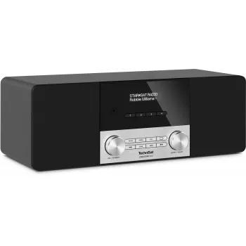 TechniSat CABLESTAR 400 Rádio DAB+ com Bluetooth, 2 x 10 W, Preto