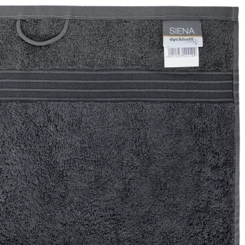 Dyckhoff Siena Toalha de duche antracite 70 x 140 cm