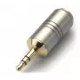 Kindermann conector de áudio - ficha mini jack 3,5 mm macho