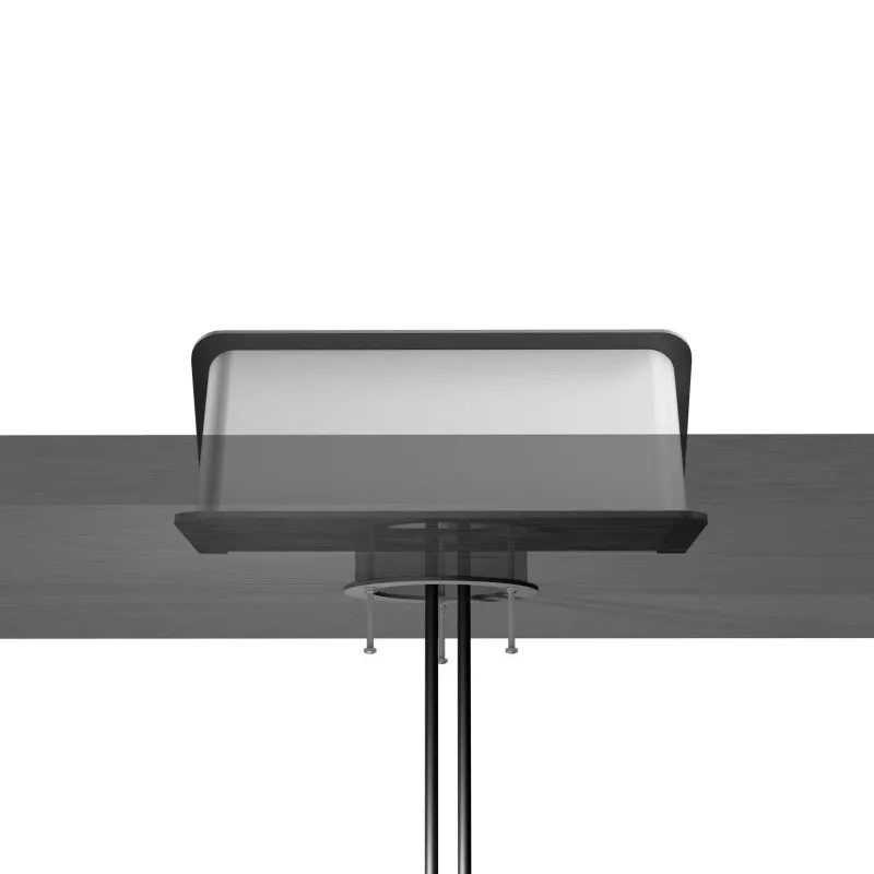 Kindermann CablePort desk 80 módulo de alimentação de secretária de 4 posições, preto