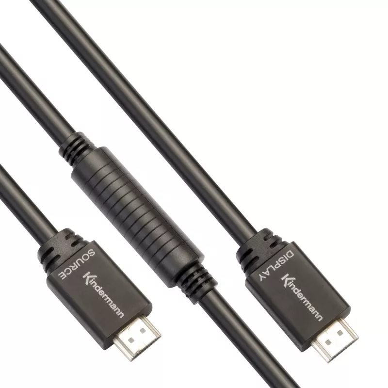 Kindermann cabo HDMI ativo 4K60 10 m