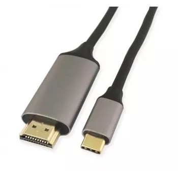 KINDERMANN cabo adaptador USB-C para HDMI, 5 m, preto (WLZ-4423 L=5m)