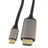 KINDERMANN cabo adaptador USB-C para HDMI, 5 m, preto (WLZ-4423 L=5m)
