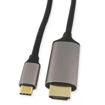 KINDERMANN cabo adaptador USB-C para HDMI, 5 m, preto (WLZ-4423 L=5m)