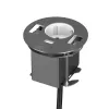Kindermann CablePort table³ caixa de ligação de mesa para montagem embutida, prateado