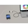 Kindermann CablePort table³ caixa de ligação de mesa para montagem embutida, prateado