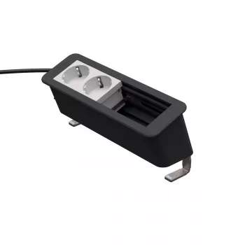 Kindermann CP Office Desk 4-Fold 2x Power Outlet módulo de mesa