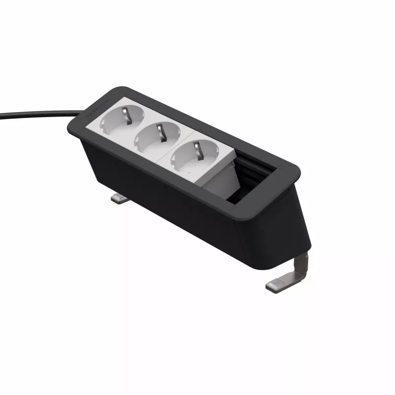Kindermann CP Office Desk 4 vias 3 x tomadas de alimentação (7550000203)