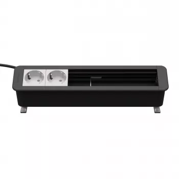 Kindermann CP Office Desk 6 vias 2 x painel de ligação de alimentação de mesa