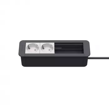 Kindermann CablePort Office Frame de 4 posições 2x tomada KIN 7551000202