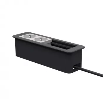 Kindermann CablePort Office Frame de 4 posições 2x tomada KIN 7551000202