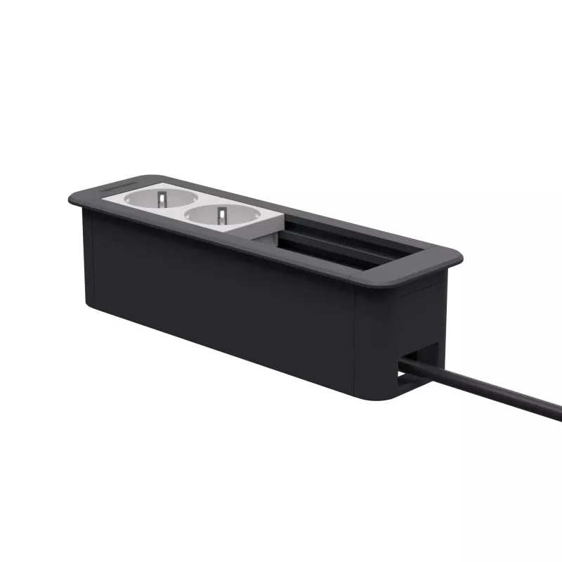 Kindermann CablePort Office Frame de 4 posições 2x tomada KIN 7551000202