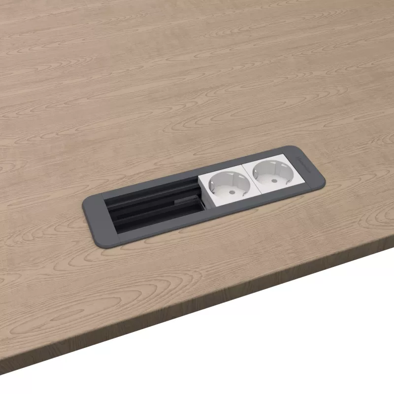Kindermann CablePort Office Frame de 4 posições 2x tomada KIN 7551000202
