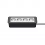 Kindermann CP Office moldura 4 vias 4 x tomada de alimentação (7551000204)
