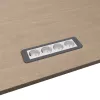 Kindermann CP Office moldura 4 vias 4 x tomada de alimentação (7551000204)