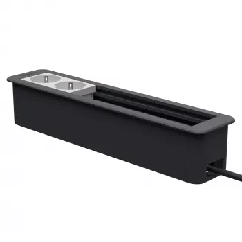 Kindermann CP Office moldura 6 vias 2x alimentação (7551000302)
