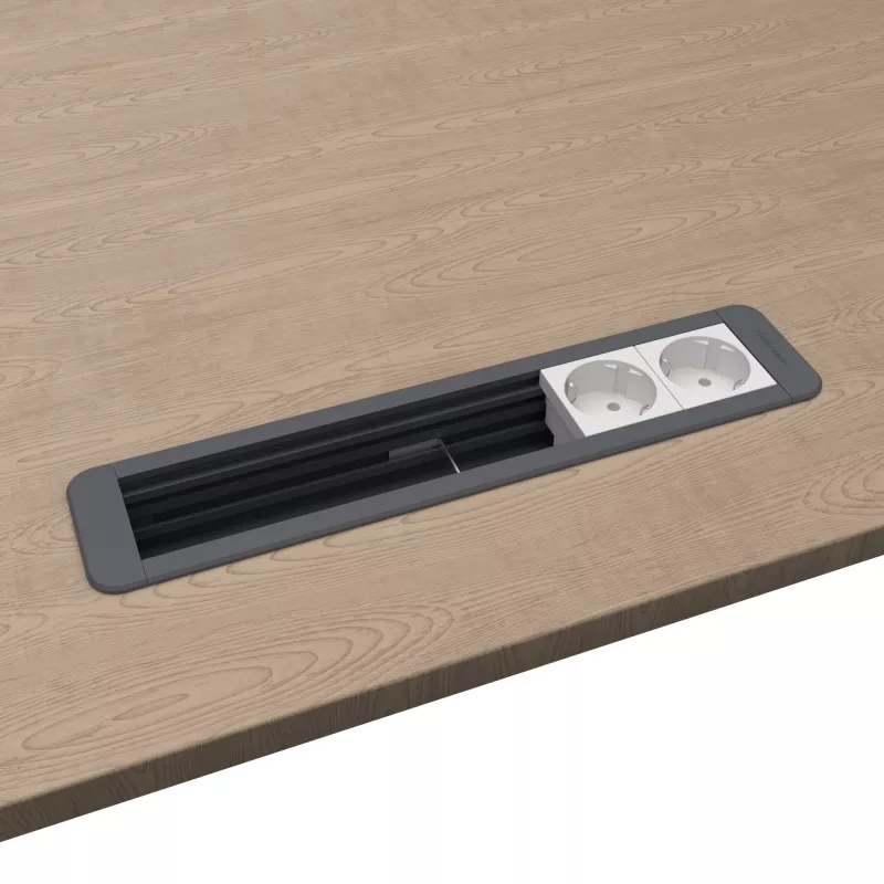 Kindermann CP Office moldura 6 vias 2x alimentação (7551000302)