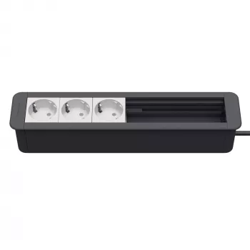 Kindermann CP Office moldura 6 vias 3x alimentação (7551000303)
