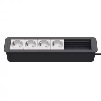 Kindermann CP Office moldura 6 vias 4x alimentação (7551000304)