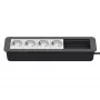 Kindermann CP Office moldura 6 vias 4x alimentação (7551000304)
