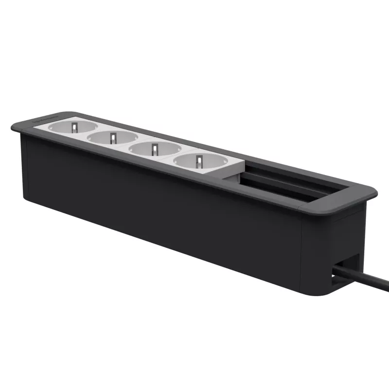 Kindermann CP Office moldura 6 vias 4x alimentação (7551000304)