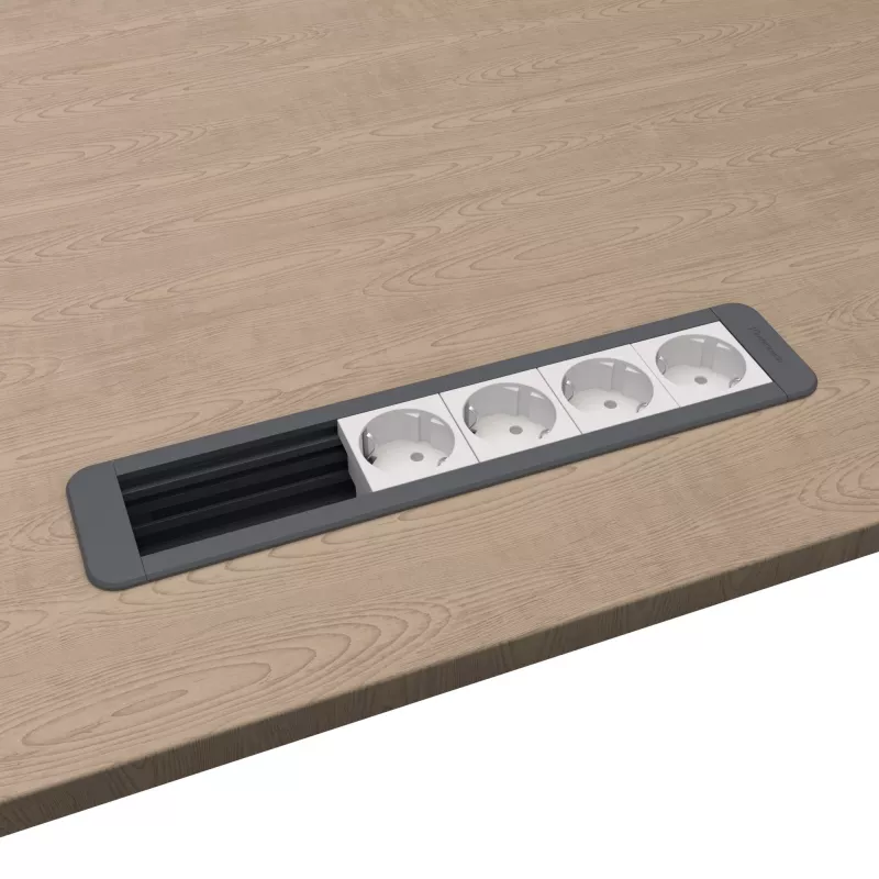 Kindermann CP Office moldura 6 vias 4x alimentação (7551000304)
