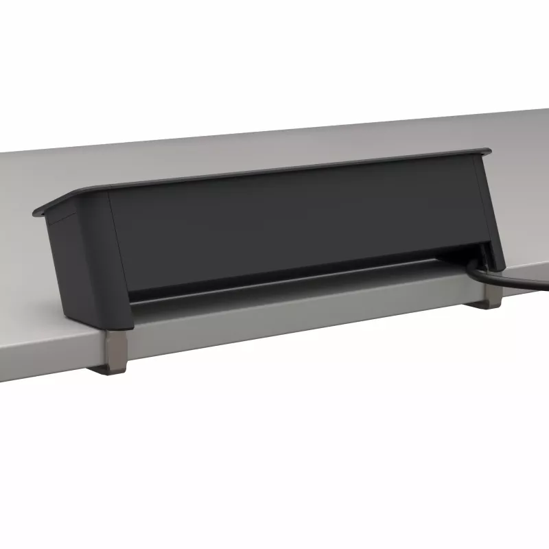 Régua de tomadas Kindermann CP Office Desk 5x Schuko 1x USB-A 3m preta