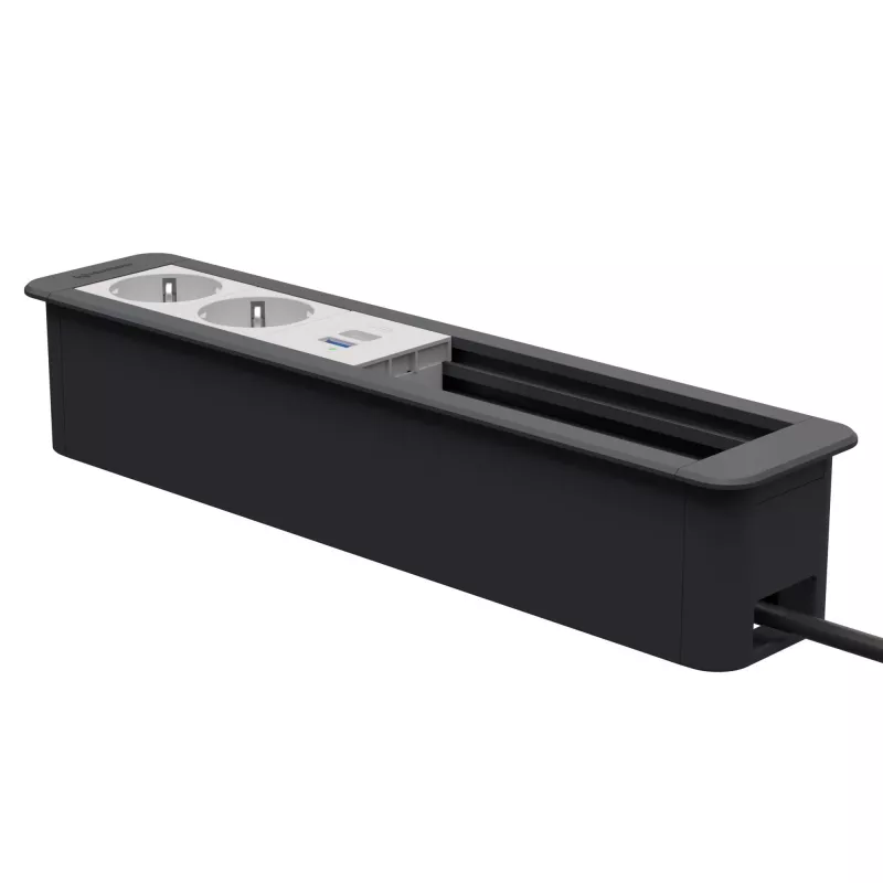 Kindermann CP Office Frame 6 tomadas 2x tomada 1x USB PD (7551000332)