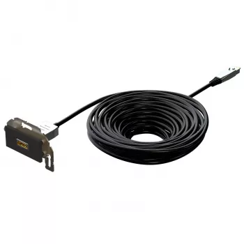 Kindermann Konnect Design HDMI AOC 15 m antracite - cabo - digital/display/vídeo - fibra ótica