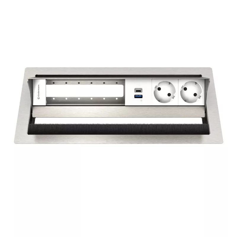Kindermann CablePort Standard² VA 6 tomadas 2x corrente 1x USB