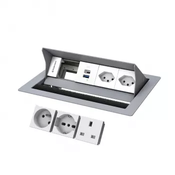 Kindermann CP Standard² 4 tomadas 2x Schuko/USB INT 7492IN1172