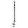 Kindermann conjunto de calha para cabos prateado 74,5 cm