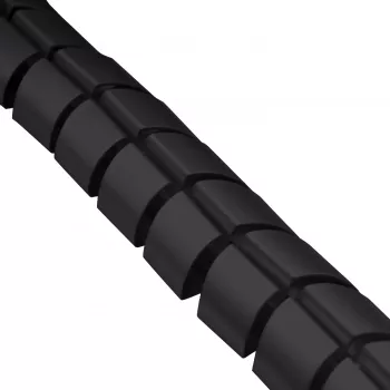 Calha para cabos Kindermann 74,5 preto