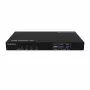 KVM Switch Kindermann 41C - KVM Switch digital de 4 portas com DVI-D, USB, áudio, emulação EDID