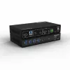 KVM Switch Kindermann 21C - KVM Switch DVI-I de 2 portas com áudio e hub USB
