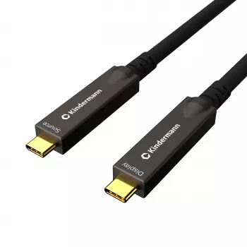 Cabo Kindermann USB-C AOC Full Feature 5m macho-macho (5773001005)