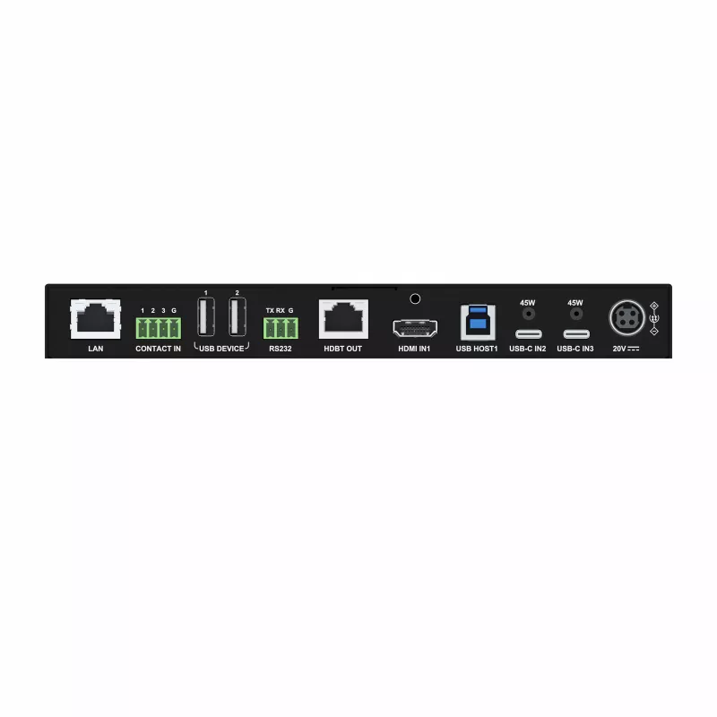 Transmissor / Presentation Switch Kindermann MultiSwitch 31 HDBT 2.0 - 3x1 USB-C e HDMI sobre HDBaseT - Telnet - RS-232 - 4K UHD