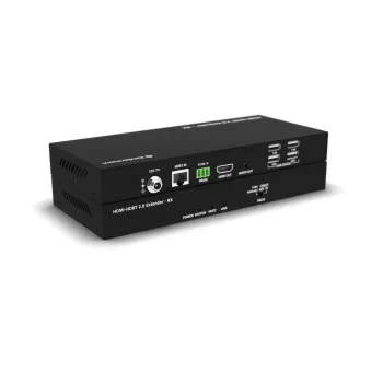 Kindermann HDMI-HDBT 2.0 Extender - recetor - RS-232 - USB 2.0