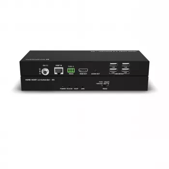 Kindermann HDMI-HDBT 2.0 Extender - recetor - RS-232 - USB 2.0