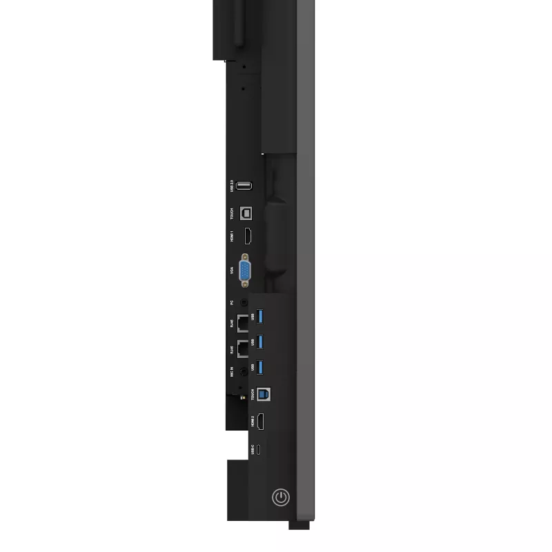 Ecrã interativo plano Kindermann TD-4075 75 polegadas - 4K UHD - 600 cd/m² - Touch PCAP de 10 pontos - Android 11