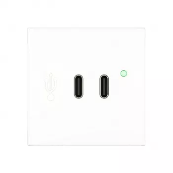 Carregador Kindermann USB-C de porta dupla 65W PD