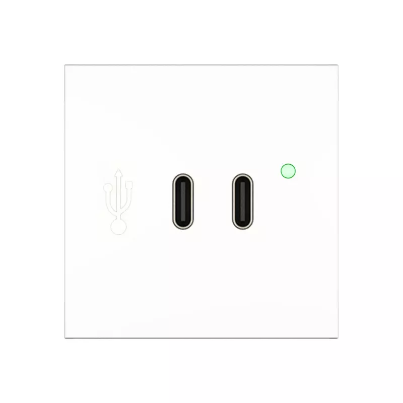 Carregador Kindermann USB-C de porta dupla 65W PD